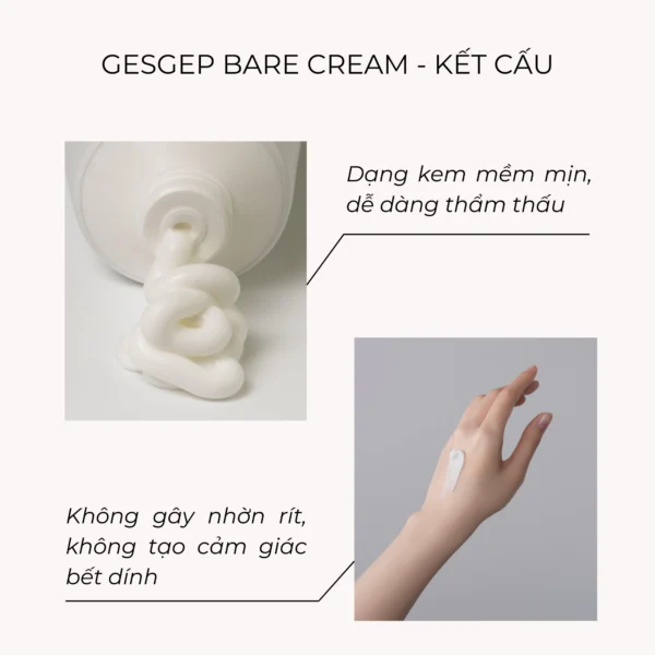 Kem dưỡng ẩm Gesgep