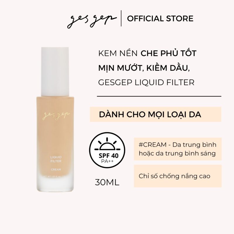 Kem nền Gesgep LIQUID FILTER CREAM