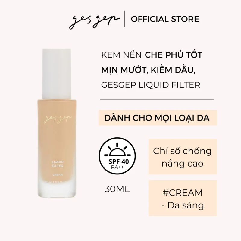 Kem nền Gesgep LIQUID FILTER CREAM