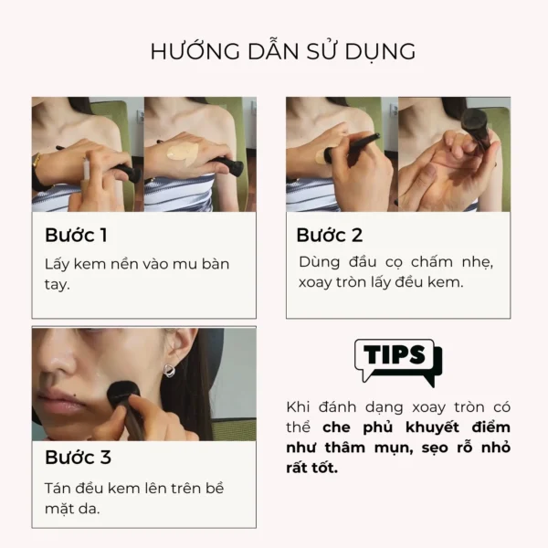 Cọ tán nền đa năng Gesgep MAKE TONE BRUSH