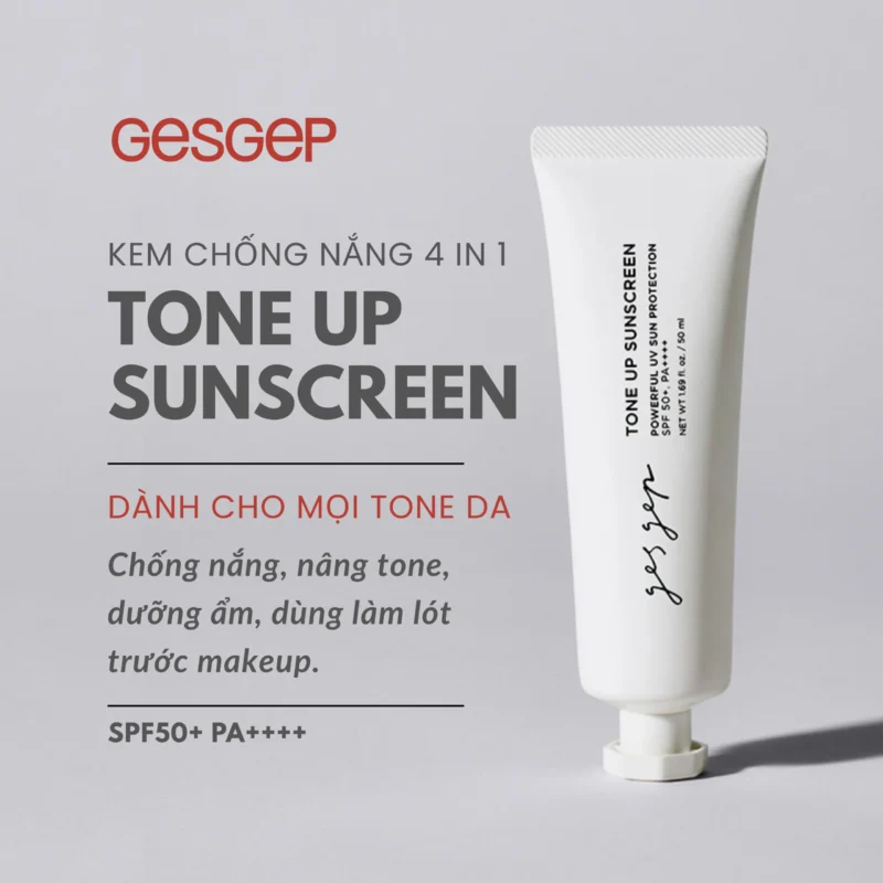 Kem chống nắng nâng tone Gesgep TONE UP SUNSCREEN