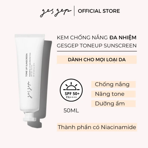 Kem chống nắng Gesgep Tone Up Sunscreen