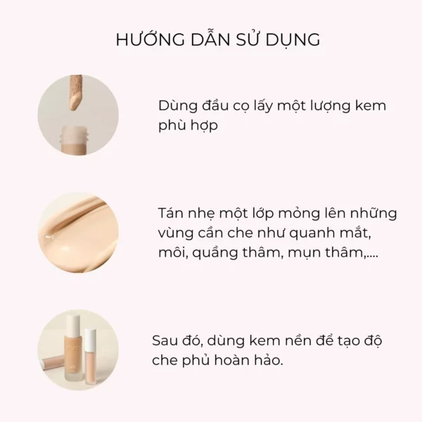 Kem che khuyết điểm Gesgep