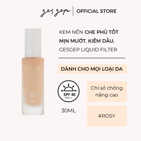 Kem nền Gesgep Liquid Filter Rosy