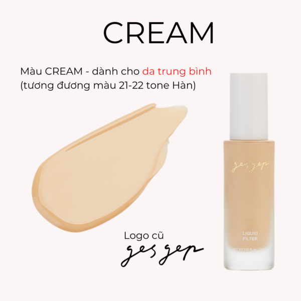 Kem nền Gesgep màu Cream