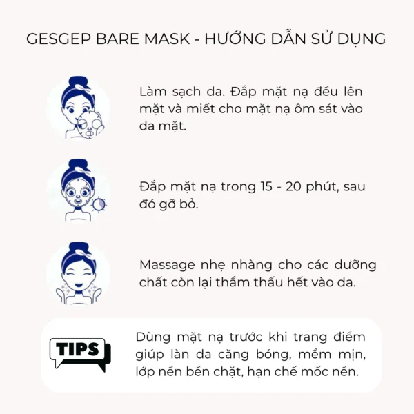 Mặt nạ gesgep Bare Mask