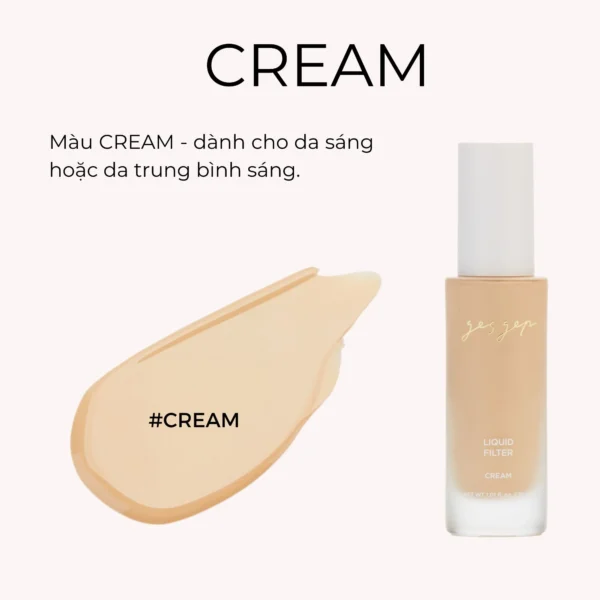 Kem nền gesgep màu cream