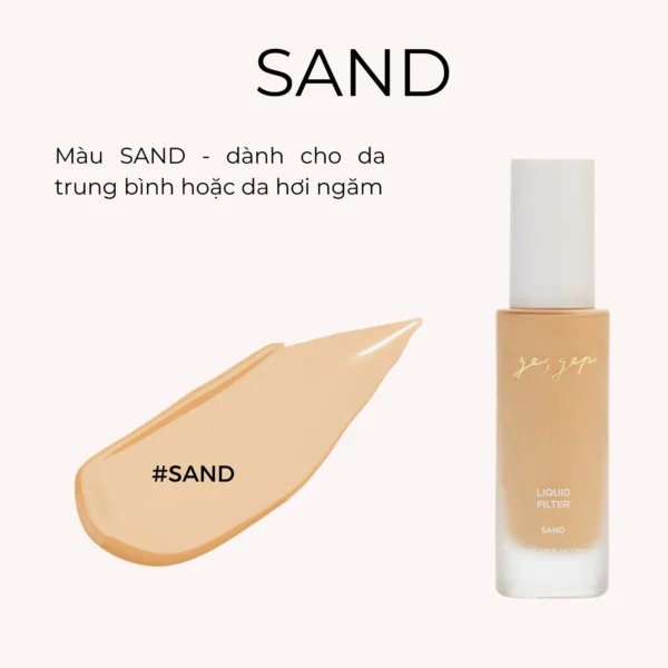 Kem nền gesgep màu sand