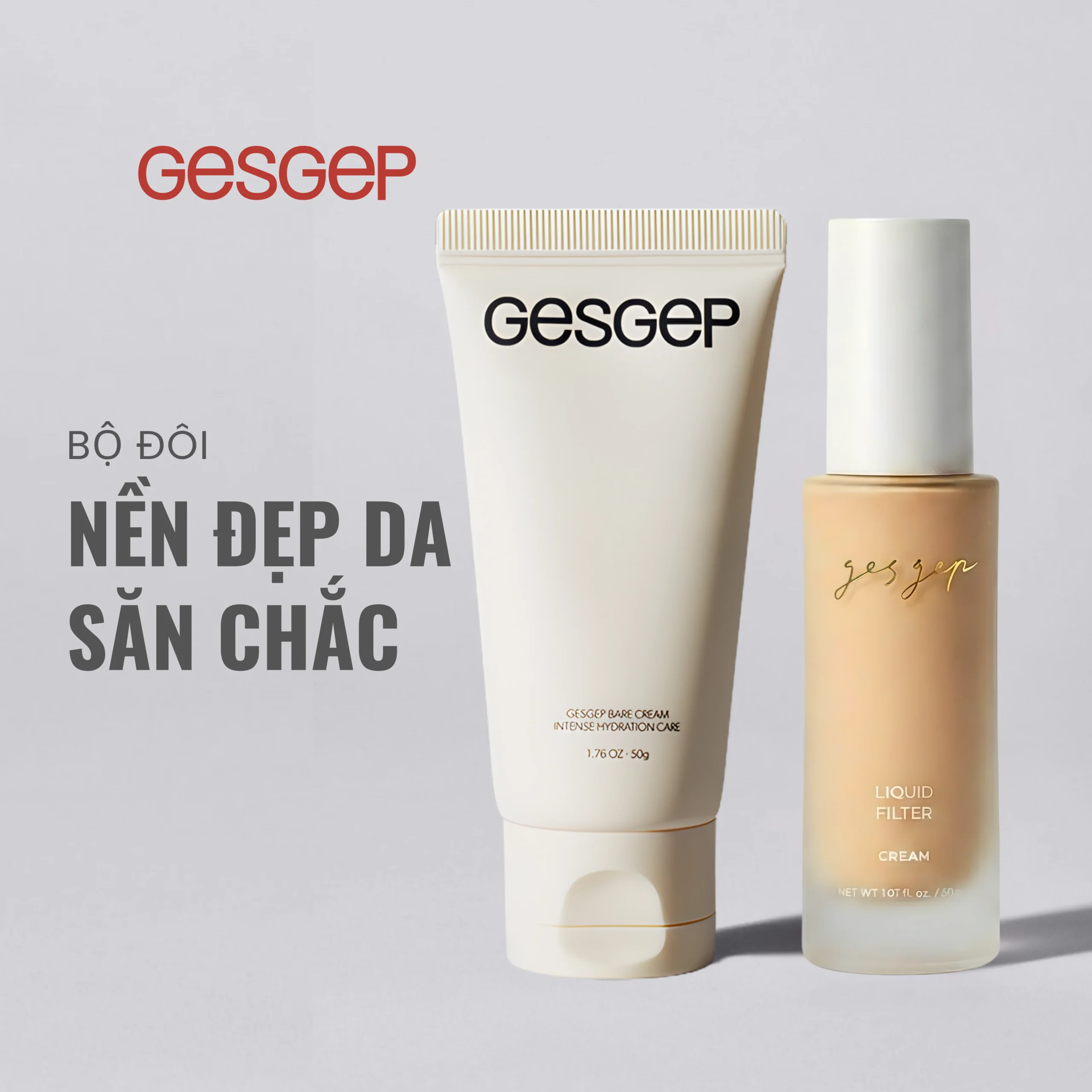 (Ảnh đại diện) Combo Kem dưỡng + Kem nền cũ combo kem dưỡng và kem nền gesgep